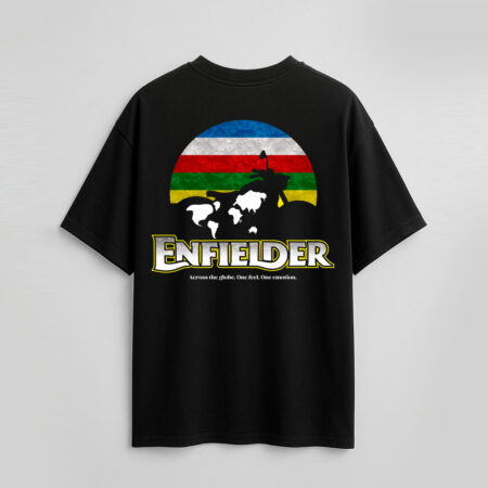 Bhobo Ghure Bangali Black Color Bengali Graphic Printed Over Sized T-shirt