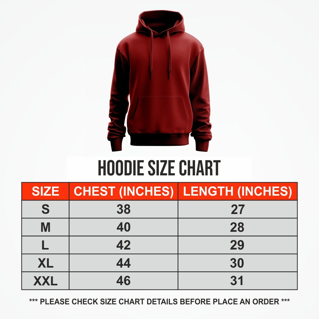 Ja Ache Kopale Dekha Jabe Sokale Maroon Color Graphic Printed Hoodie - Image 3